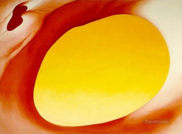 ジョージア・オキーフ Painting - 骨盤シリーズ 赤と黄色 ジョージア・オキーフ アメリカのモダニズム 精密主義